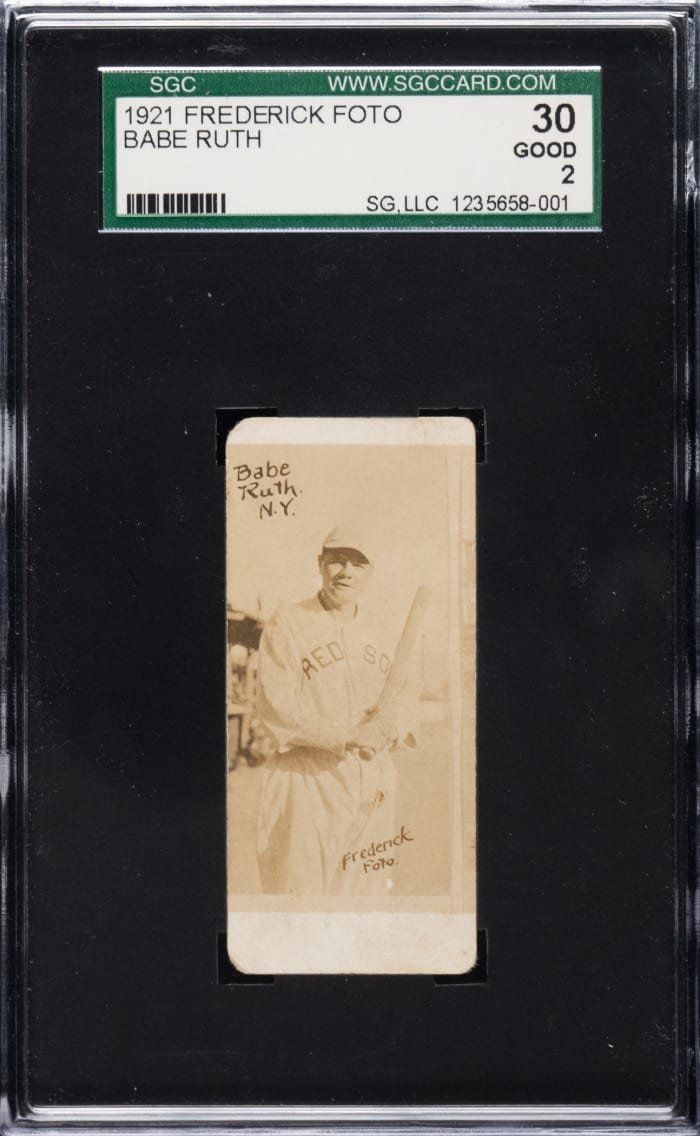 1914 Babe Ruth Rookie Card Sells For Record 7 2 Million Sports