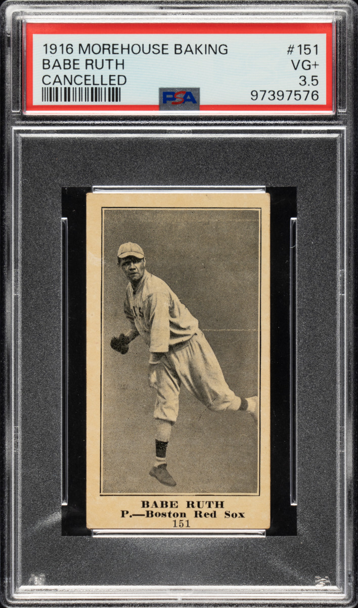 Rare Babe Ruth Card Newly Discovered Vintage Gems Highlight REAs Fall