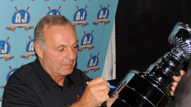 Guy Lafleur played 17 NHL seasons. He was elected into the Hockey Hall of Fame in 1988.