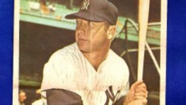Those looking for pin-ups in the 1967 Topps Baseball packs didn’t find Rita Hayworth, but they could find Mickey Mantle – a suitable substitute for baseball fans.