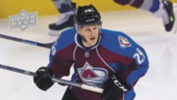 2013-14-NHL-Upper-Deck-Series-One-Young-Guns-Rookie-Card-Nathan-MacKinnon-Colorado-Avalanche