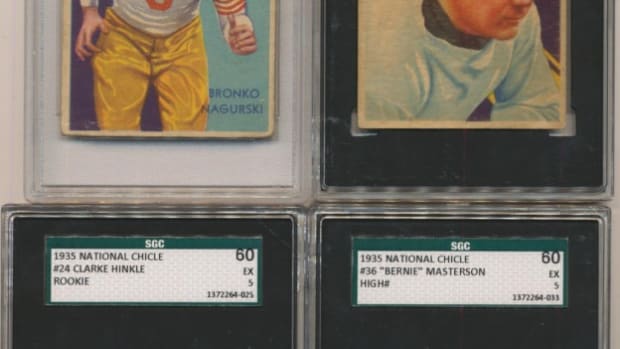 Clean Sweep is currently offering a 1935 National Chicle near set with Nagurski.