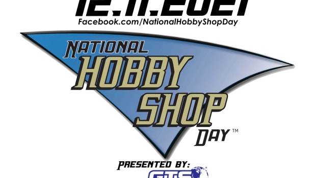 National Hobby Shop Day logo.