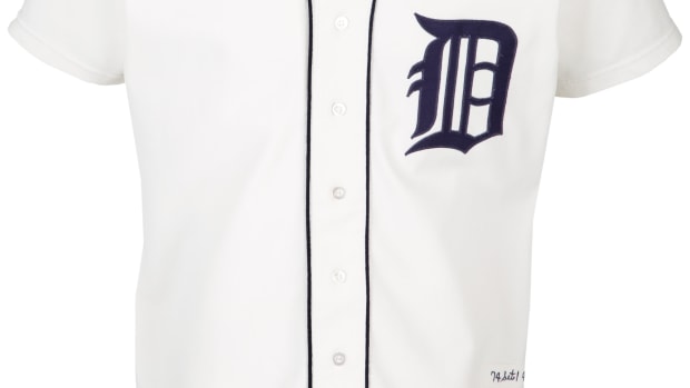 Al Kaline's 1974 game-worn jersey from his final game in Detroit.