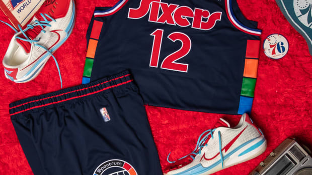 Items featured in Goldin's "Bid The Spectrum" auction to benefit the Sixers Youth Foundation.
