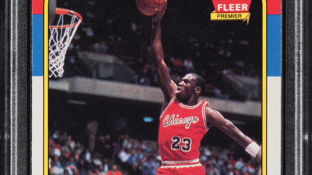 1986 Fleer Michael Jordan rookie card at PWCC Marketplace.