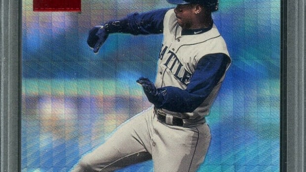1999 Skybox Premium Ken Griffey Jr. Star Rubies card.