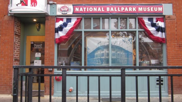 The National Ballpark Museum across from Coors Field in Denver.