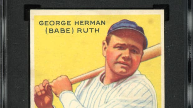 1933 Goudey Babe Ruth card up for bid in Memory Lane's Fall Rarities Auction.