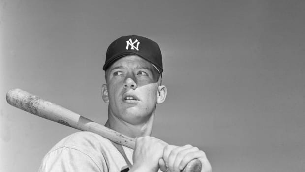 Yankee great Mickey Mantle, shown here in 1951, became the face of one of the greatest baseball cards of all time.