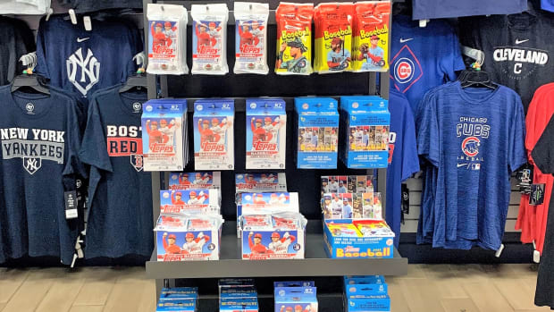Lids is now selling Topps trading cards in its retail stores.