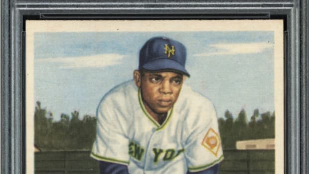 1953 Topps Willie Mays card.