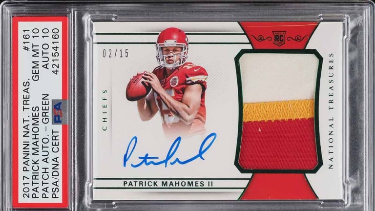 Tom Brady, Patrick Mahomes cards set records in PWCC October auction