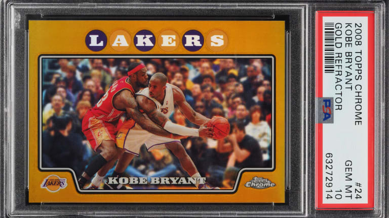 Kobe/LeBron Topps Gold Refractor sets record in PWCC Premier Auction