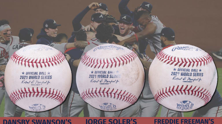 Jorge Soler’s historic blast, Braves’ World Series home run balls being offered by SCP Auctions