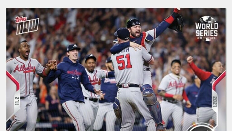 Oops: Topps apologizes for glaring errors on Braves World Series cards