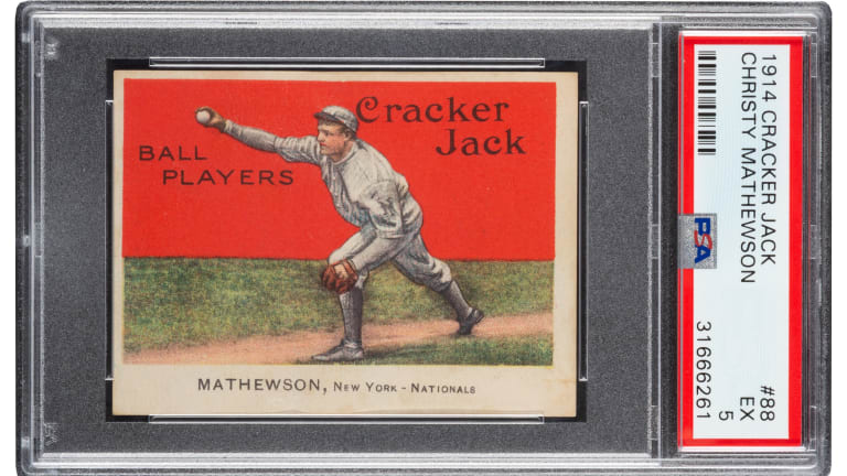 Ty Cobb card, 1914 Cracker Jack collection set records in Heritage auction