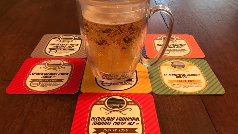 'Beer Coasters, Getcha Beer Coasters Here': Stadia lover combines brews and ballparks for unique baseball collectible