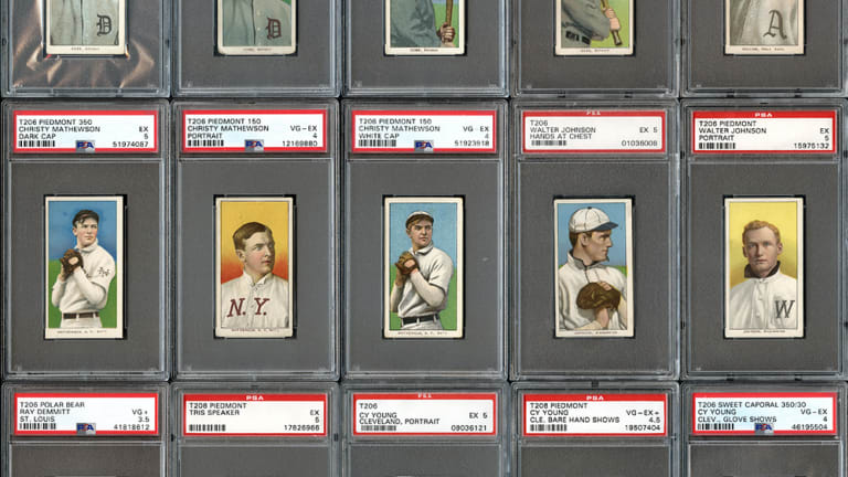 T206 Sweet Caporal set, ‘big four’ cards highlight March Mile High auction