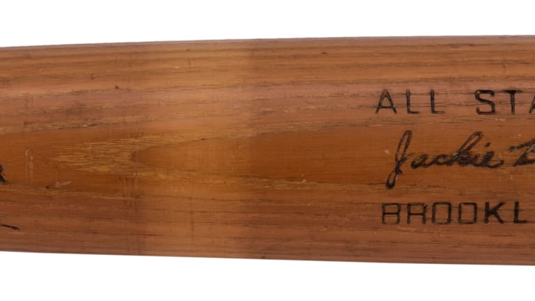 Jackie Robinson bat sells for record $1 million at Goldin