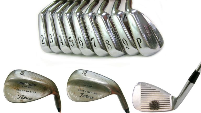 Tiger Woods’ 'Tiger Slam' irons up for bid at Golden Age Auctions, expected to top $1M