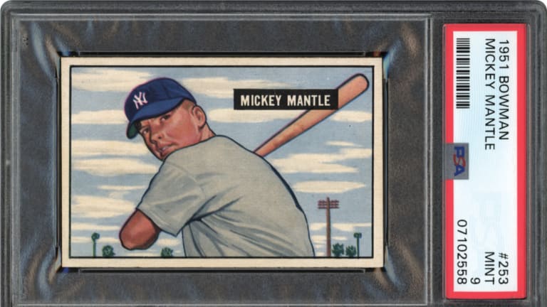 Mickey Mantle cards continue to set records, 1951 Bowman rookie tops record $3.1 million