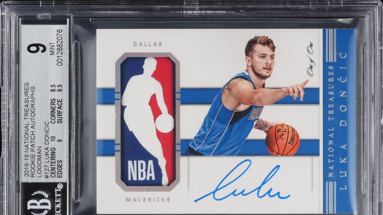Record-setting $4.6 million Luka Doncic card up for bid in public auction at PWCC