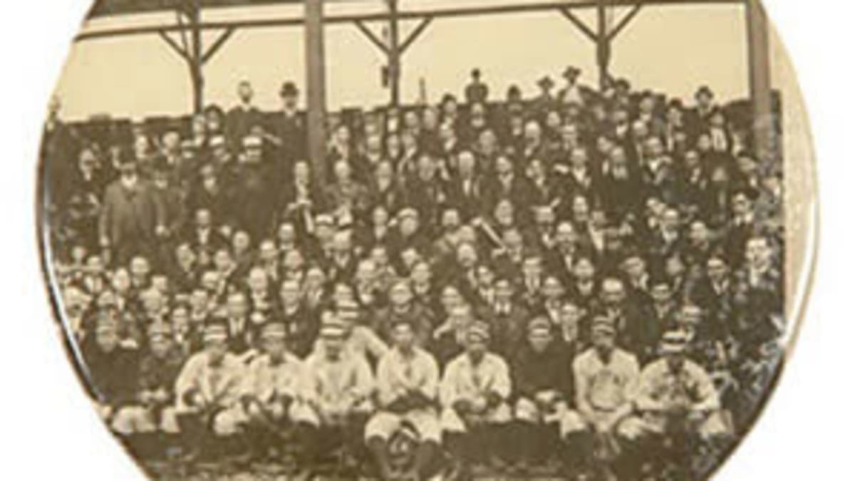 The infamous Royal Rooters at a 1903 World Series Game at