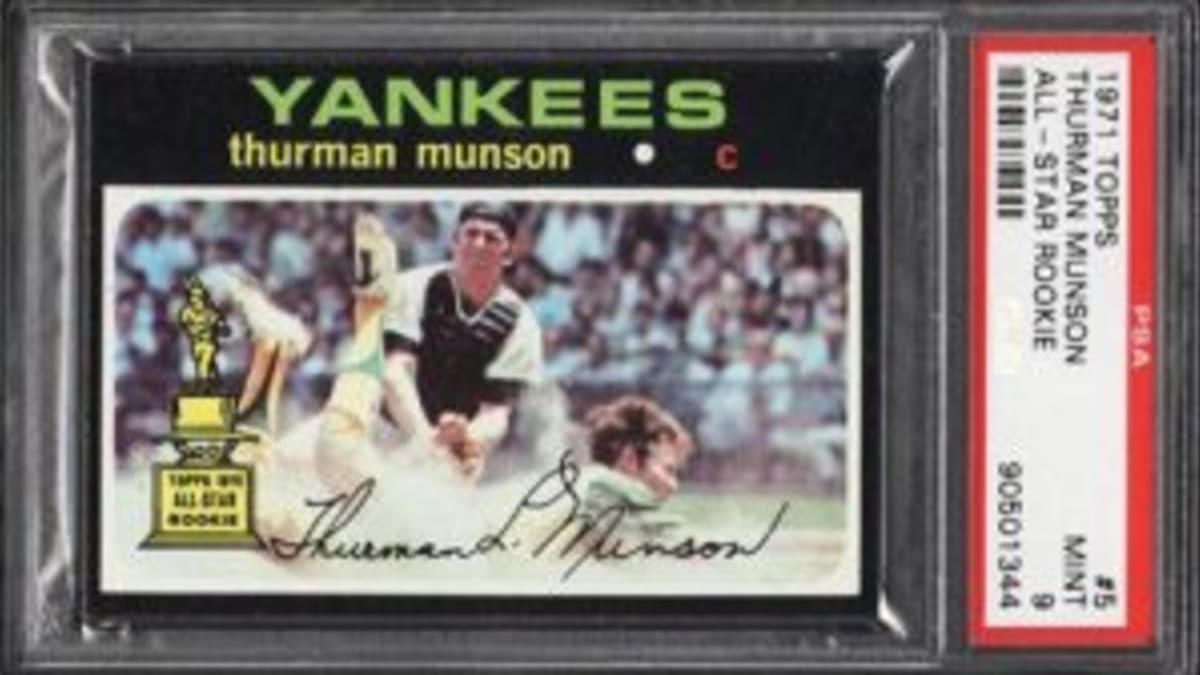 1970 Topps Yankees Rookies Thurman Munson #189 PSA Gem Mint, Lot #80175