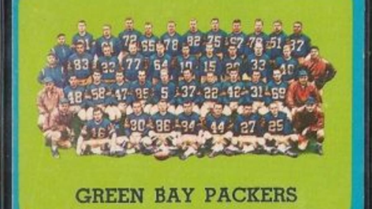 1963 Topps Packers Team Card Honors Great 1962 Packers Team - Sports  Collectors Digest