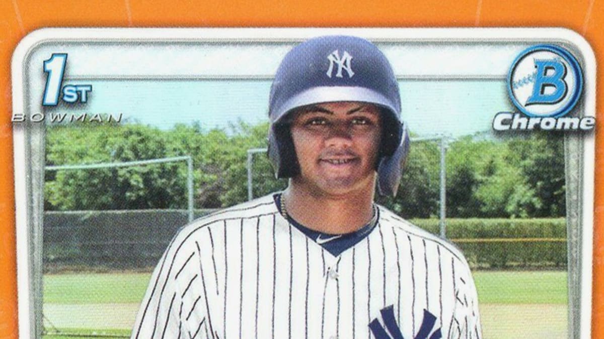 Jasson Dominguez baseball card auction bid