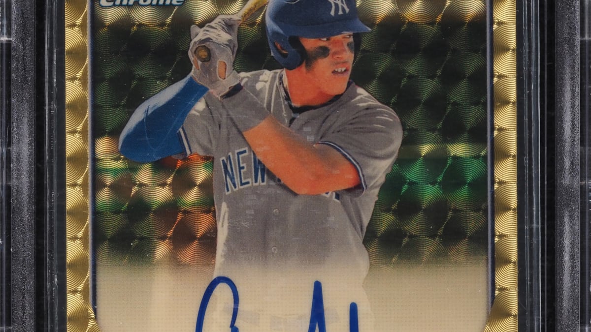 Goldin on X: 2017 Bowman Chrome SuperFractor Aaron Judge Rookie Card 1/1 –  BGS GEM MINT 9.5 🔥 Bid now:    / X