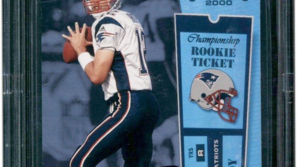 Tom Brady autographed rookie card auctioned for $555,988