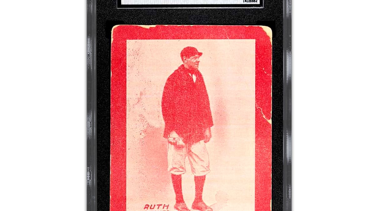 Lot Detail - 1914 Baltimore News Babe Ruth Rookie Card – Ruth's