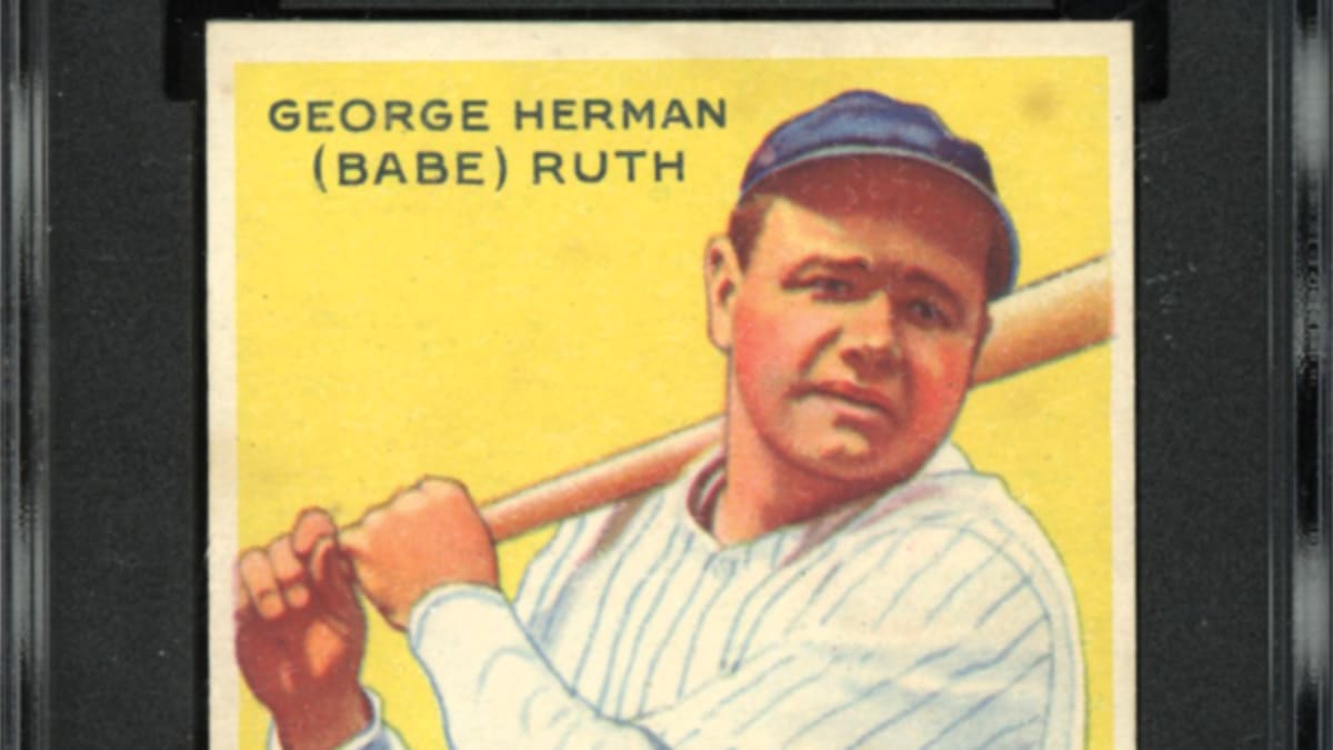 Rare 1933 Goudey Babe Ruth part of extensive baseball card