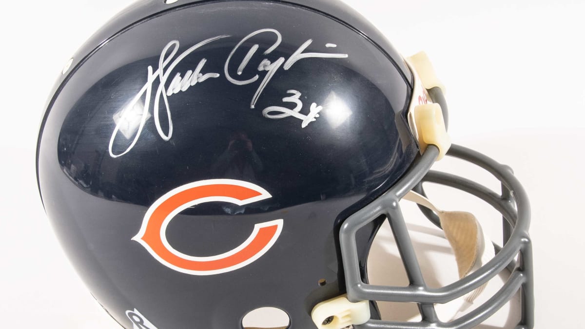 gale sayers signed helmet
