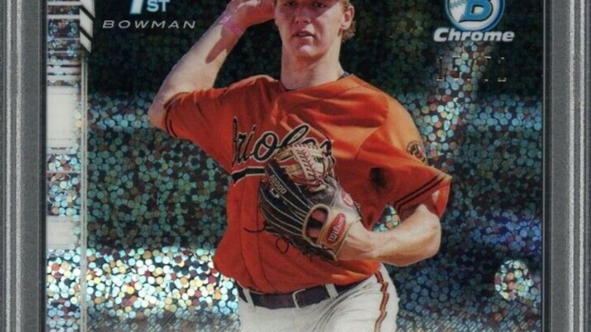 Gunnar Henderson Autographed 2019 Bowman Draft Rookie Card