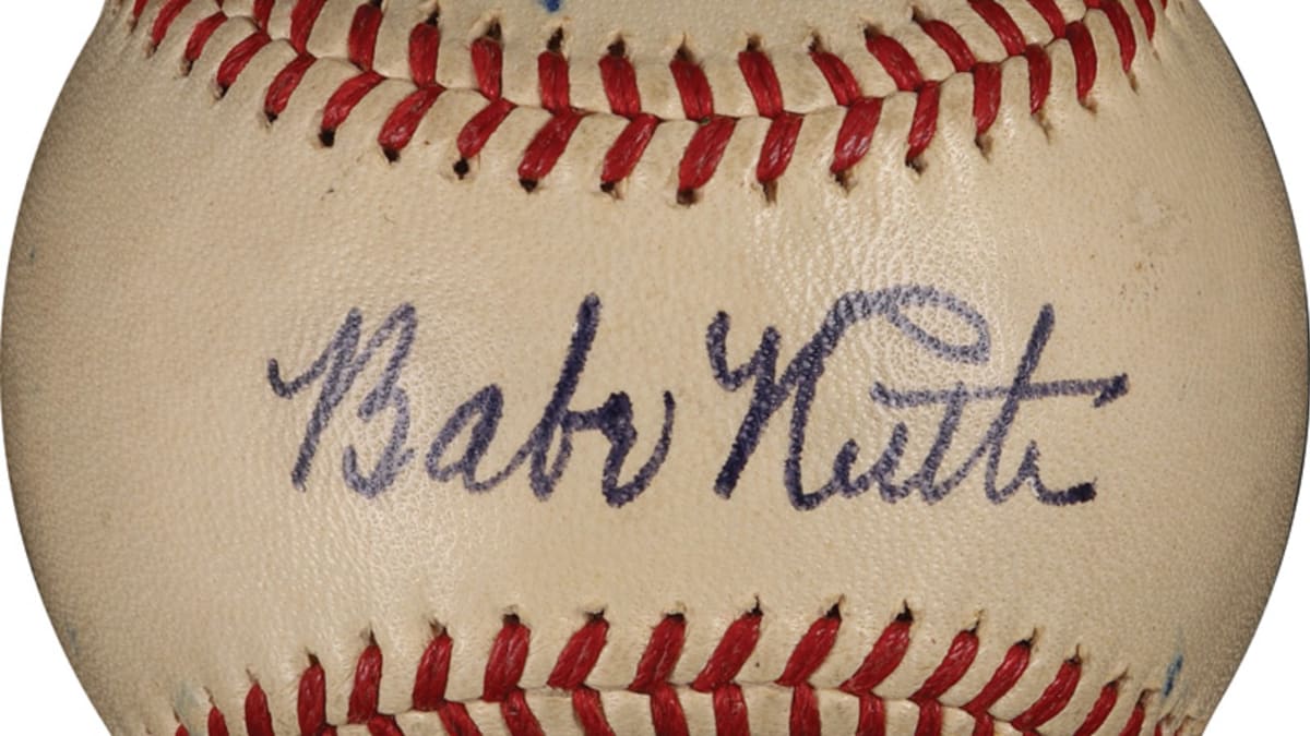 Signed Babe Ruth baseball, other Bambino belongings up for auction