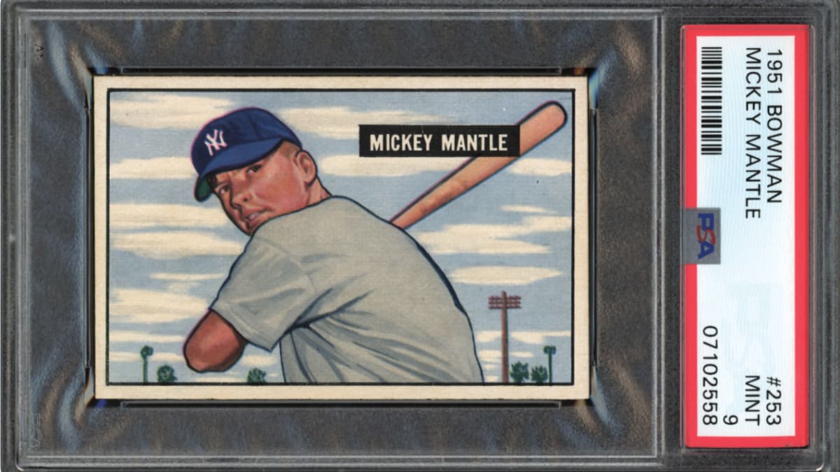 1951 Bowman Mickey Mantle by Celestial Images