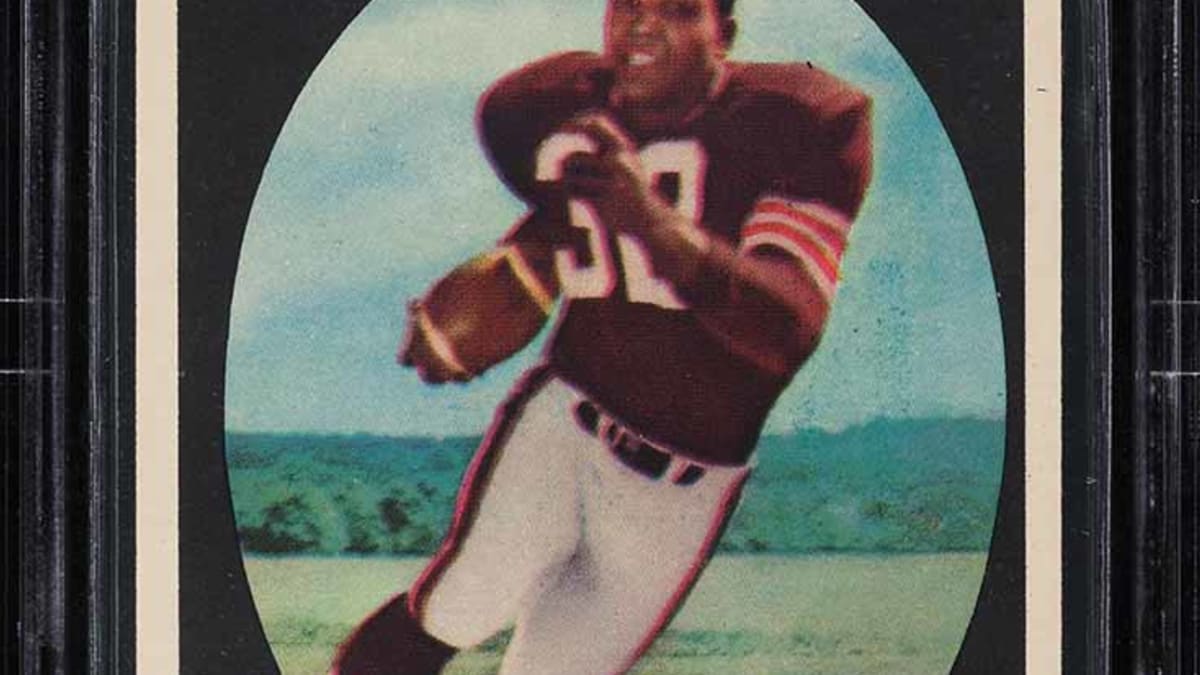 Original 1958 Topps Jim Brown Rookie Card Type I Photo Hits