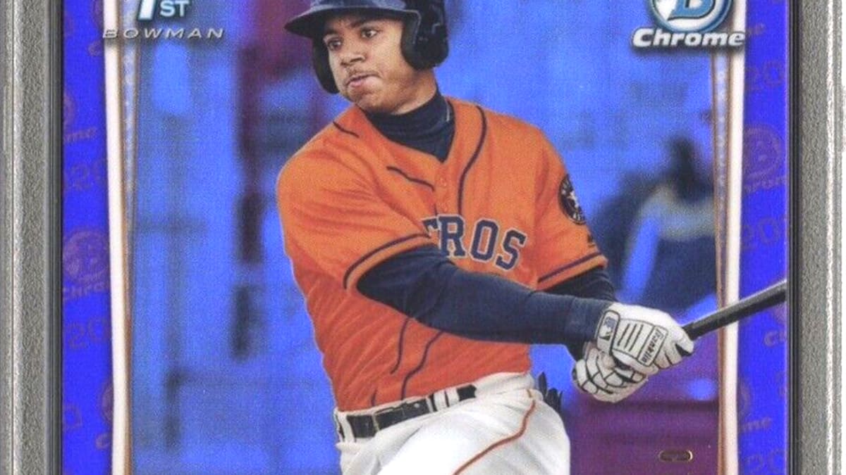 World Series MVP Jeremy Pena hot on sports collectible market