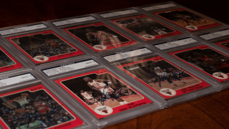 Set of 1986 Star cards signed by Michael Jordan up for bid at PWCC