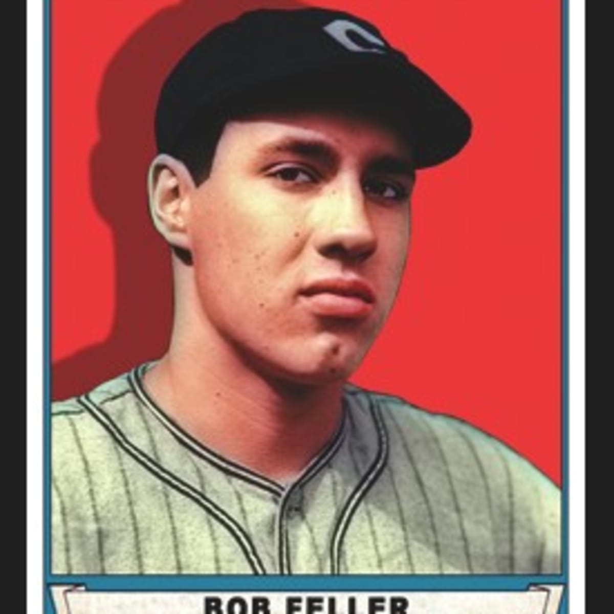 Bob Feller  30-Year Old Cardboard