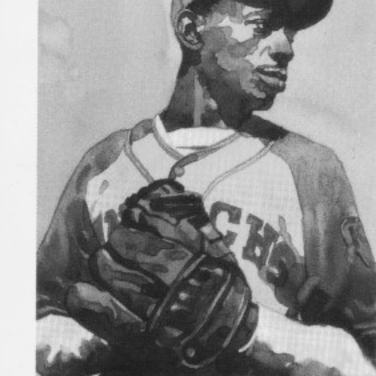 Satchel Paige, the ageless right-handed pitching star, signs the