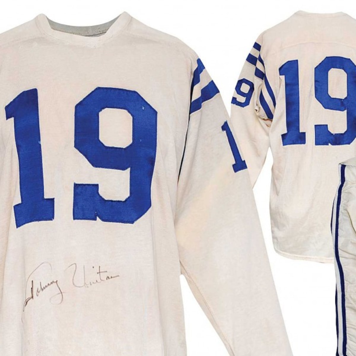 Game-worn Johnny Unitas jersey could get between $50,000-$100,000 at Super  Bowl auction