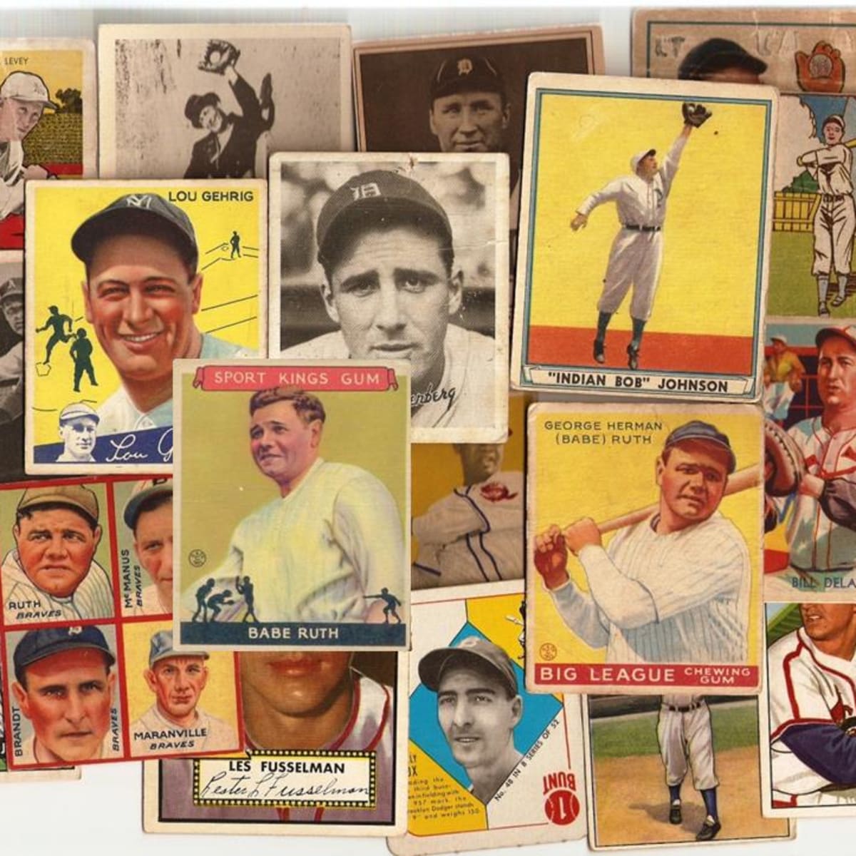 Ty Cobb Baseball Cards by Baseball Almanac