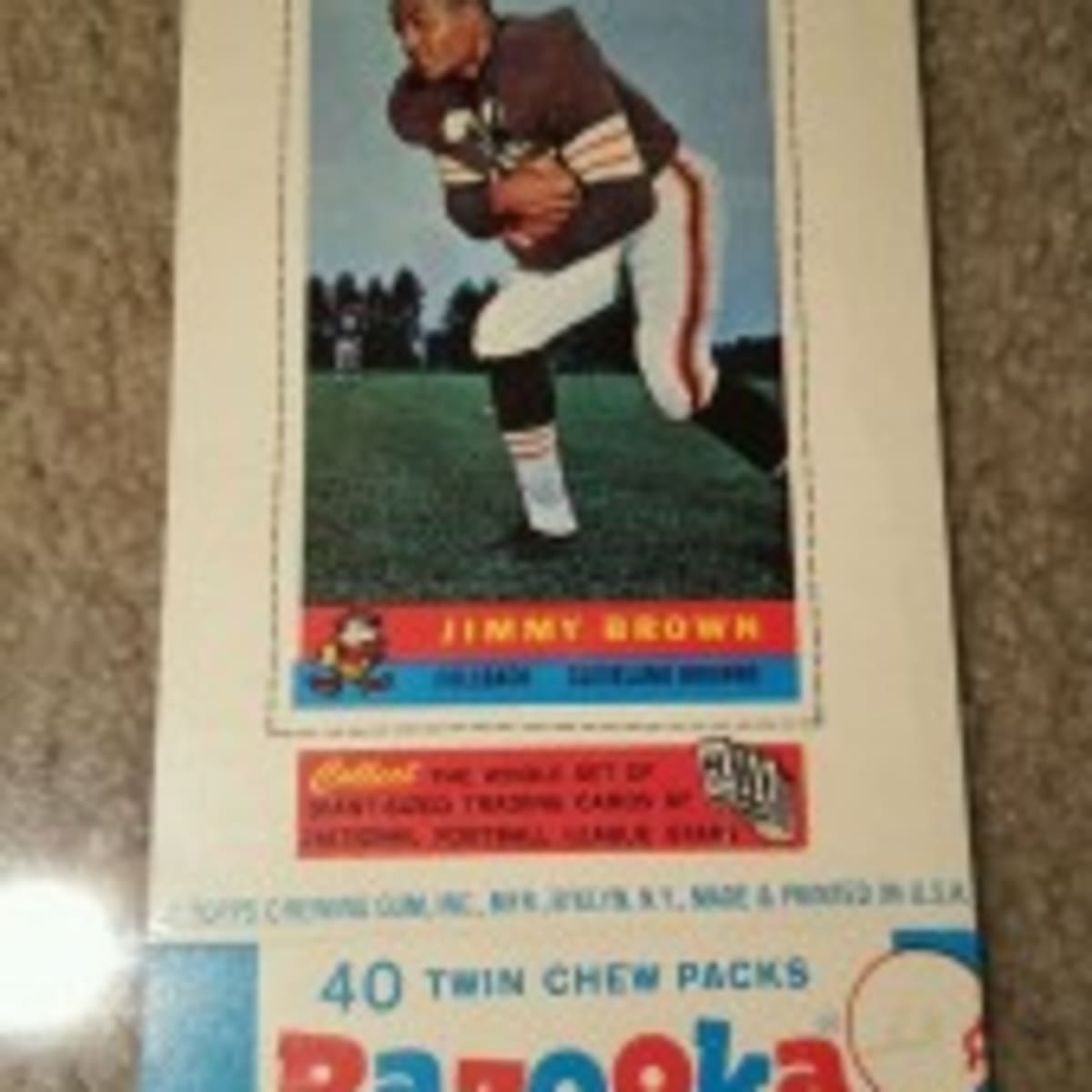 1965 Philly Gum Regular (Football) Card# 29 Browns Team of the