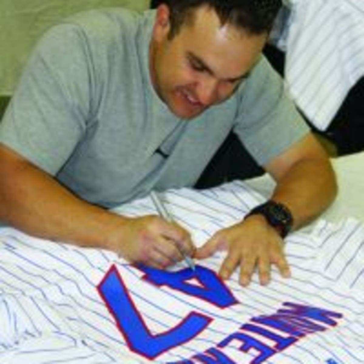Willson Contreras Chicago Cubs Fanatics Authentic Autographed Blue