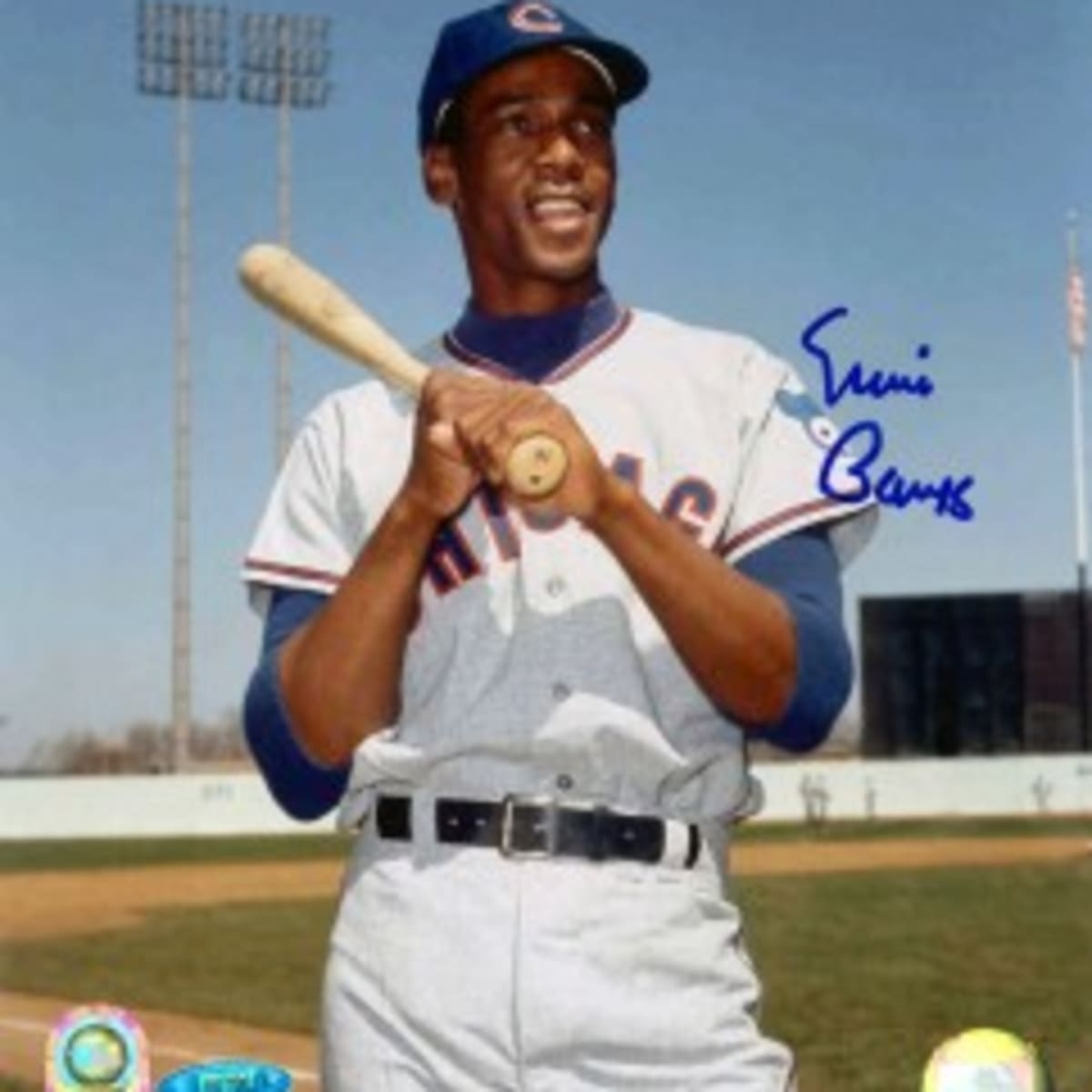 Throwback Chicago Cubs Ernie Banks Vintage Baseball Jersey