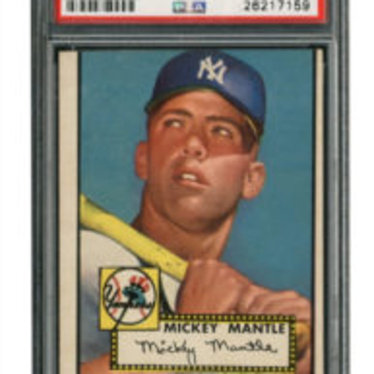 1968 Topps # 280 Mickey Mantle New York Yankees (Baseball Card) PSA 7 - NM  Yankees